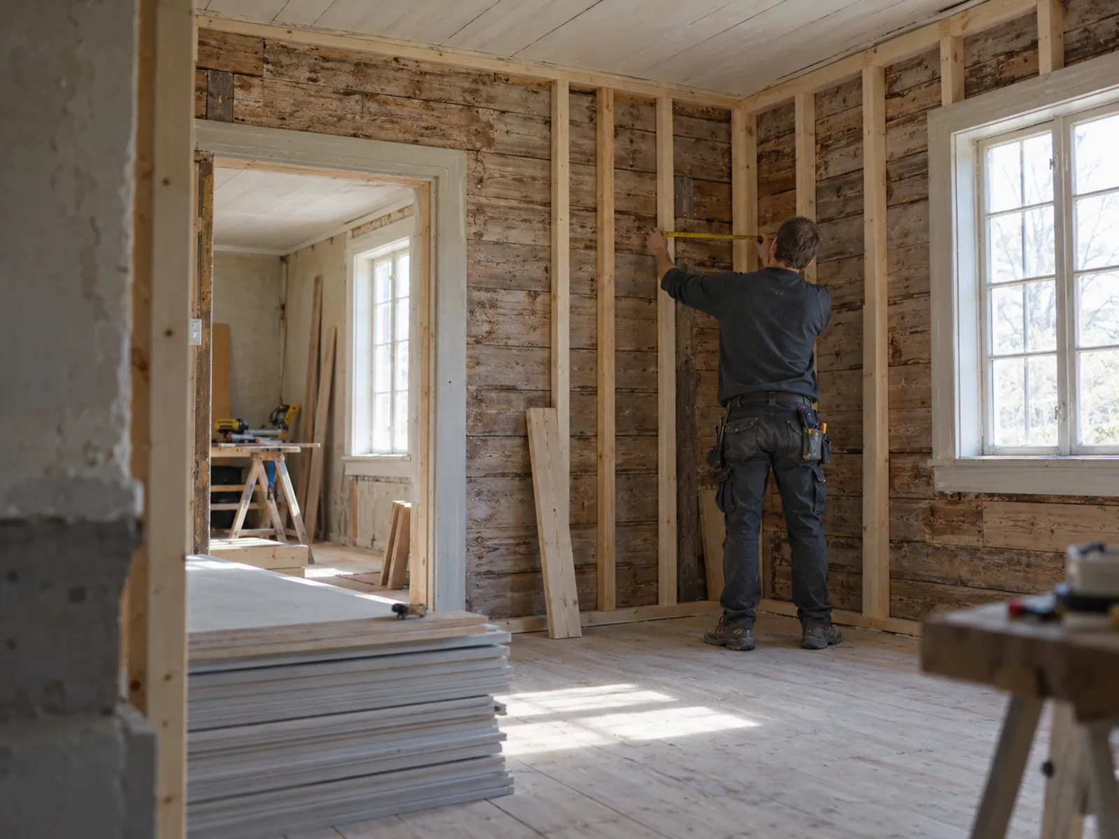 Renovering — ombyggnad i äldre trähus